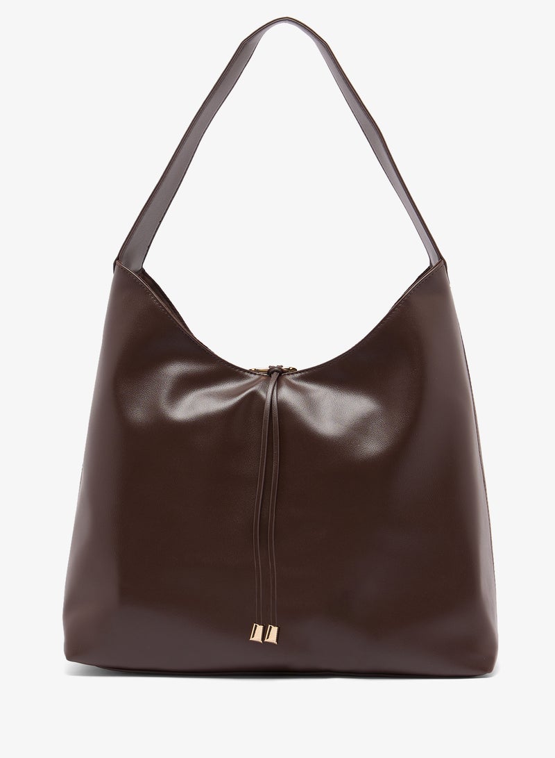 جلاموروس حقيبة كتف بنية - Image 1